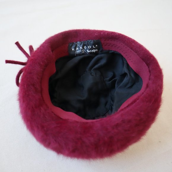 Raspberry Beret! Vintage Kangol - Picture 3 of 12